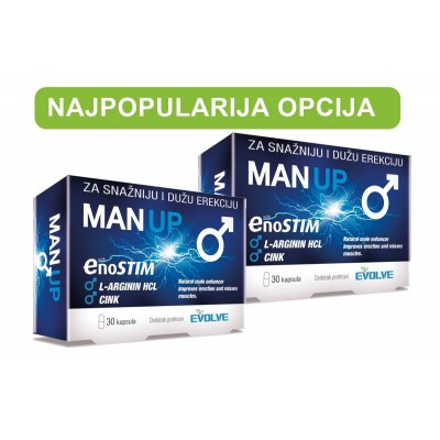 Man Up kapsule za POTENCIJU - 2 KUTIJE / 60 KAPSULA  