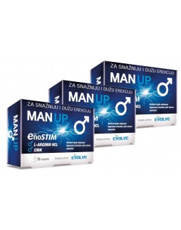 Man Up kapsule za POTENCIJU - 3 KUTIJE / 90 KAPSULA 